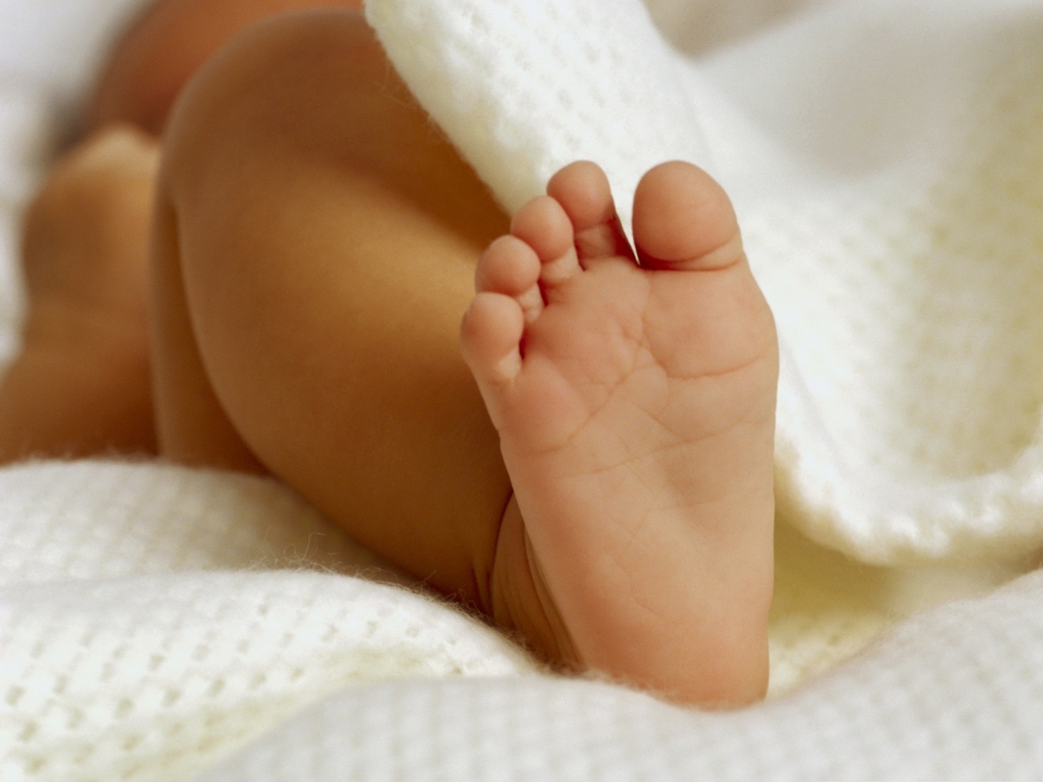 Baby Foot Portrait, Cute Baby with Soft Feet, Can't Help Touching--2048X1536 free wallpaper download