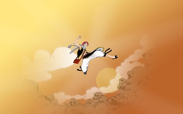 A Naughty Guy Good at Jumping, is Close to the Sky, His Happiness Seems Infection, You Will Laugh - HD Cartoon Wallpaper