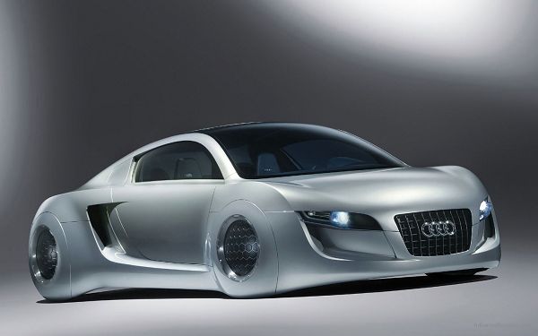 Audi Concept Post in Pixel of 1440x900, a Gray Car on a Slow Slope, Lights Are on, It Shall Fit Multiple Devices - HD Cars Wallpaper