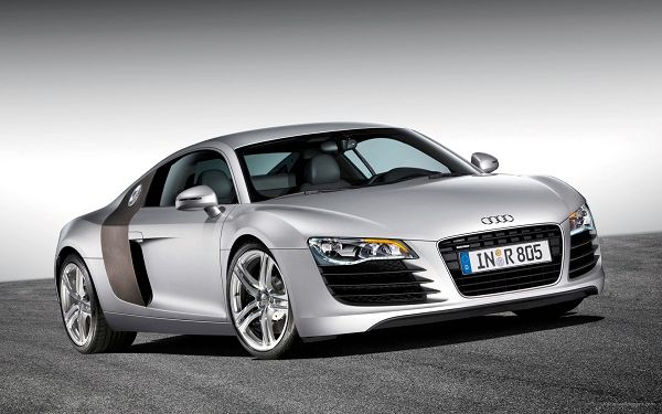 Audi R8 HD Post in Pixel of 1920x1200, a Gray Decent Car Running on a Black Road, Speed and Driving Experience Must be Incredible - TV & Movies Post