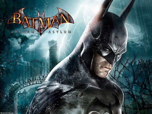 Batman Arkham Asylum HD Post in Pixel of 1600x1200, a Man in Serious Look, He is Hard to Believe, Shall Look Good on Your Device - TV & Movies Post