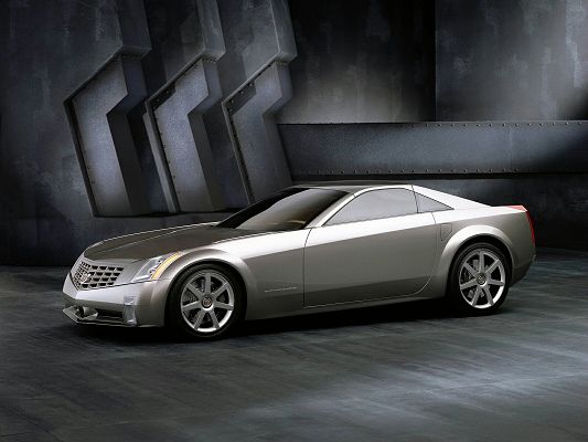 Cadillac 3 Post in Pixel of 1600x1200, a Luxurious Car in Dark Room, Despite the Surrounding Scene, It Looks Good and Attractive - HD Cars Wallpaper