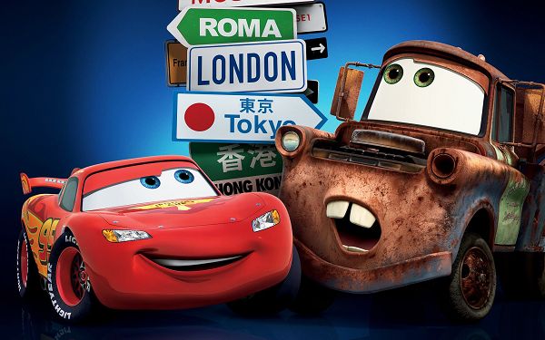 Cars 2 London Tokyo Post in 1920x1200 Pixel, Shall be By Your Side No Matter Where You Go, This is Great Friendship - TV & Movies Post