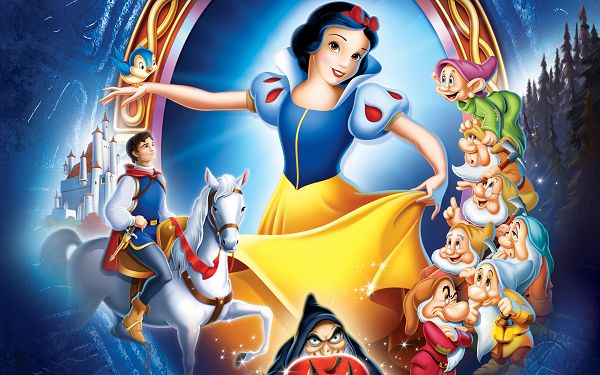 Disney Enchanted Wallpaper in 2880x1800 Pixel, Snow White, Seven Dwarfs and Prince White, Dance, Sing and Have Fun - TV & Movies Wallpaper