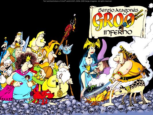 Free Cartoon Pictures, Adventures of Groo, All the Guys Are Cute and Sexy, Shouldn't be Missed