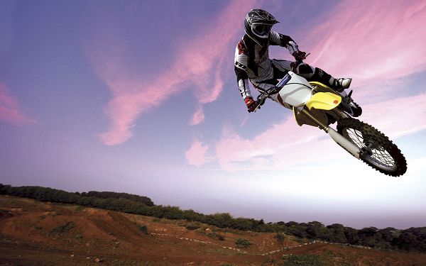 Free Download Natural Scenery Wallpaper - Motocross Bike in Sky Post, No Immitation of Him