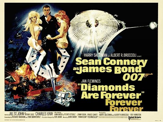 Free Movies Post - 007 in Diamonds are Forever, James Bond is Never at Loss with Women