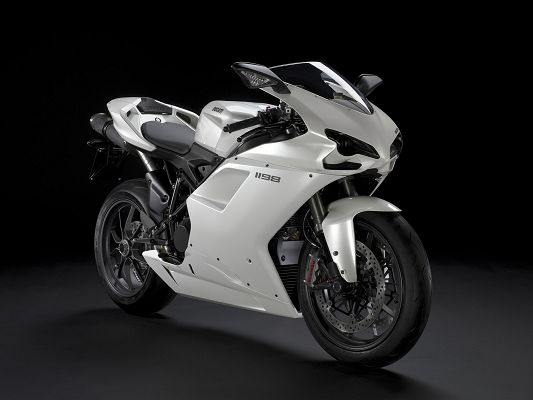 Free Scenery Wallpaper - Includes Ducati 1198 white, Fit for Motorcar Lovers!