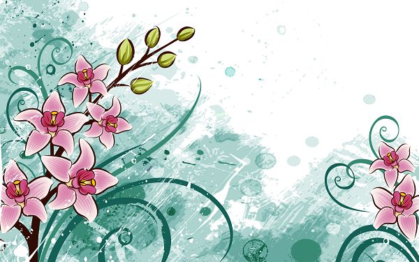Free Scenery Wallpaper - Includes Several Flowers, Sure to Beautify and Decorate Your Device!