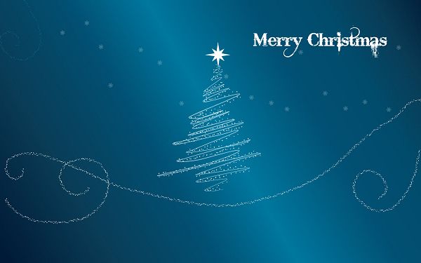 Free Scenery Wallpaper - Includes a Merry Christmas Glitter, the Good One to Decorate Your Digital Device!