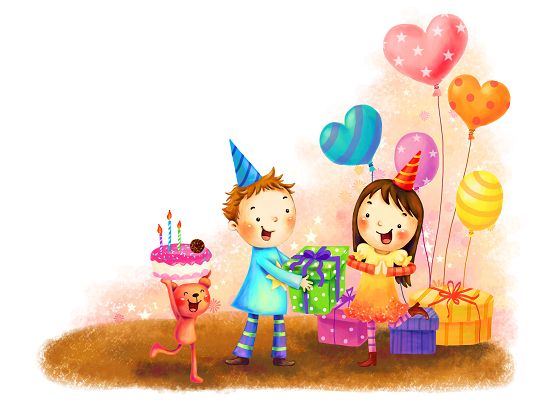 Free Wallpaper - What a Cozy and Happy Birthday Celebration Scene!