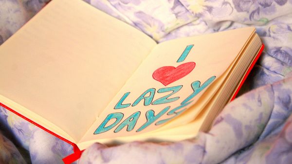 Lovely and Pleasant Lazy Days, Hope They Won't Ever Come to the End, Simple Background, Users are Made Happy - Creative Wallpaper