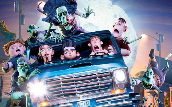 ParaNorman Comedy Horror in 1920x1200 Pixel, All Scary Guys in a Car, Followed by Green Monsters, Mind Your Drive and Passengers - TV & Movies Wallpaper