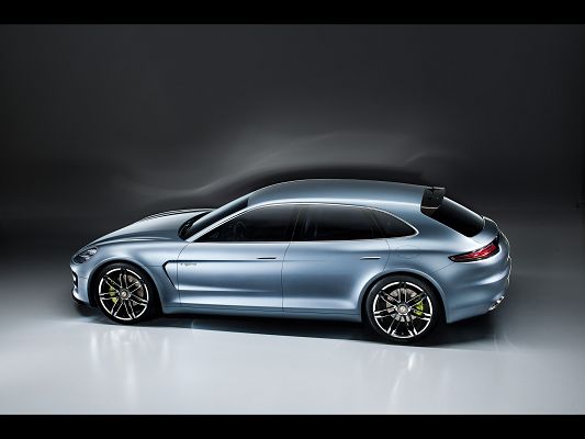 Porsche Panamera Sport, Seen from Faraway and Side Look, Super Car Images Shall Look Good on Your Device