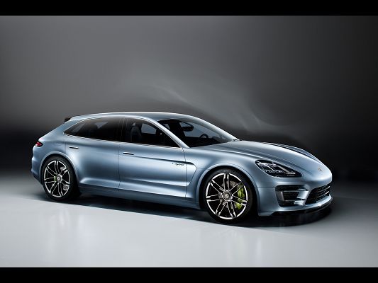 Porsche Panamera Sport Turismo Concept, Smooth Lines from the Side Look, Car Images Are Great Fits