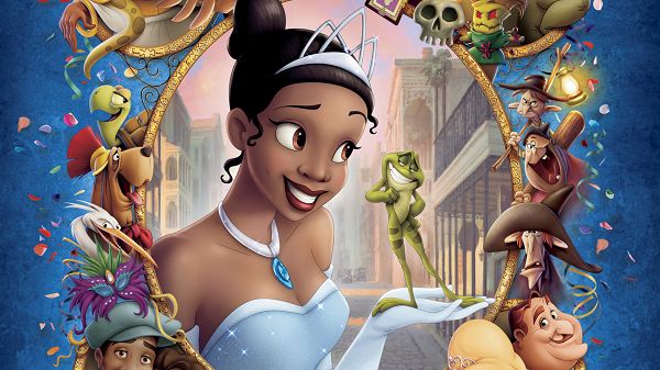 Princess and the Frog Post in 1920x1080 Pixel, Various Animals and Good Wishes Are All Around the Two, All People Are Happy to be Here - TV & Movies Post