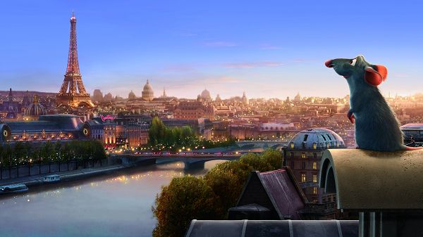 Ratatouille in 1920x1080 Pixel, a Little Gray Mouse is Out of His Small Home for the First Time, He is Curious and Cute - TV & Movies Wallpaper