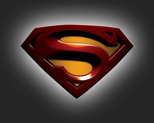 Red Superman Logo on Gray Background, 1280x1024 Pixel, It Impressas as Powerful and Decent, an Easy and Great Fit - HD Creative Wallpaper