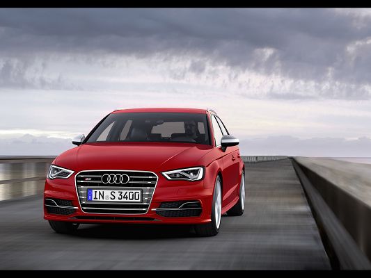 Super Car Image of Audi S3, Seen from Front Angle, It is Impressive in Pretty Everything