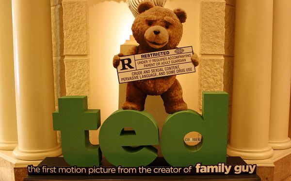 Ted Movie in 1920x1200 Pixel, the Cute Bear Being Restricted, a Motion Picture and a Great Fit - TV & Movies Wallpaper