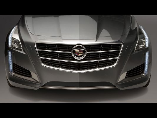 Top Cars Post of Cadillac CTS, Front Section Shown, Unique Mark and Sharp Eyes, Looking Great 
