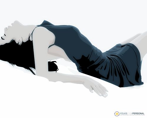 Vector Babe HD Post in Pixel of 1280x1024, Lady in a Hot Blue Dress, the Pose Can't be More Appealing - TV & Movies Post
