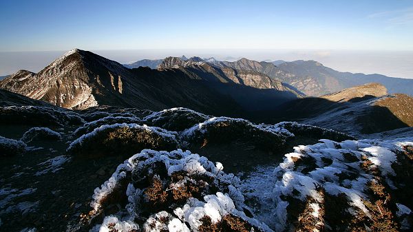 beautiful nature wallpaper - Snow-Capped Mountains, Tall Hills, is Typical Winter Scene