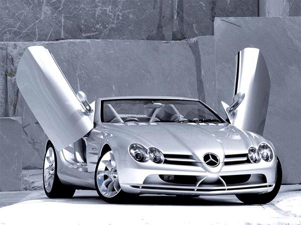 Free Wallpaper Of A Silvery Benz