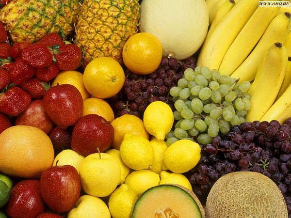Free Wallpaper: Various Fruits