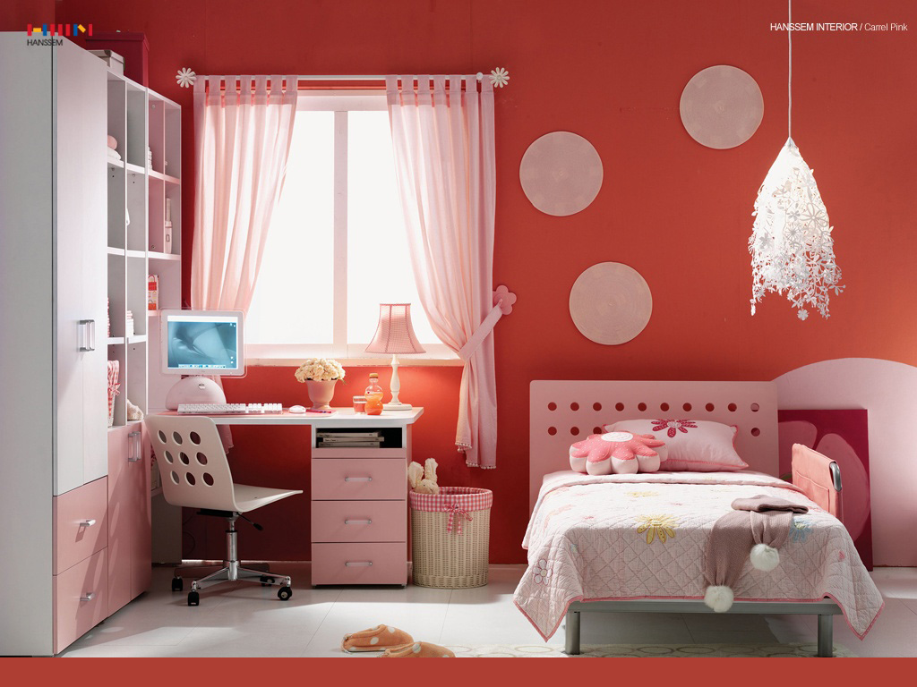 Beautiful Wallpaper: A Pink Room For Your Girl | Free Wallpaper World