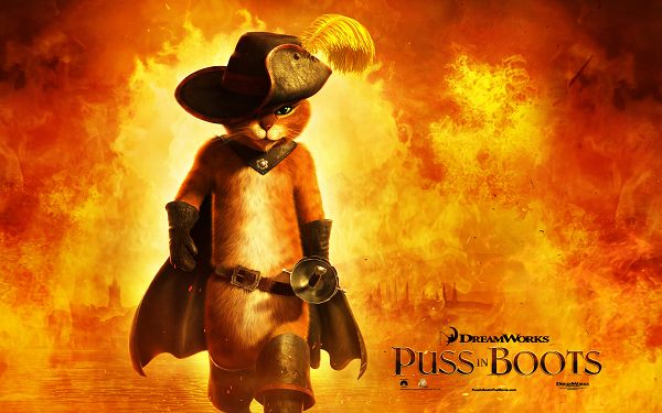 2011 Puss in Boots Available in 1920x1200 Pixel, with Boots, the Kitty is Hero-Like, Just Apply and Admire Him - TV & Movies Wallpaper