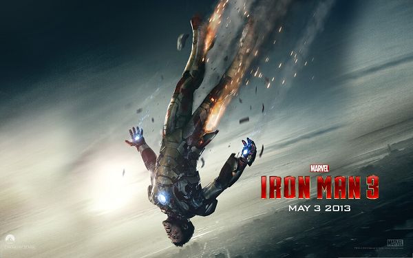 click to free download the wallpaper--2013 Best Film Wallpaper, Iron Man 3, the Tough Man Finally Falls