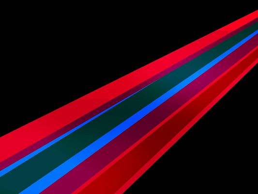 3D Abstract Lines, Colorful Lines in the Middle of Black Background, is Looking Good