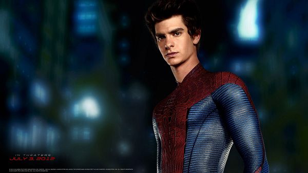 click to free download the wallpaper--Andrew Garfield in Amazing Spider Man in 1920x1080 Pixel, a Handsome and Fit Guy, Shall Look Good on Various Devices - TV & Movies Wallpaper