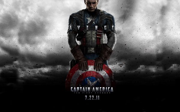 click to free download the wallpaper--Captain America First Avenger Post in 1680x1050 Pixel, Guy with Shield and Protection, is He Paying Respect to His Weapon? - TV & Movies Post