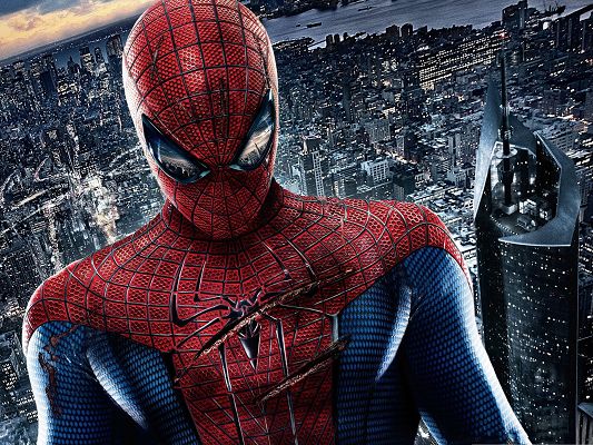 click to free download the wallpaper--Free Best Movies, The Amazing Spider Man, Keep the City Under His Watch