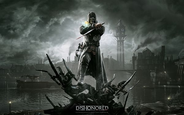click to free download the wallpaper--Free Download TV & Movies Post of Dishonored, Man in Sword, He Must be Bringing in Evil and Poison, Sweep Him Away!