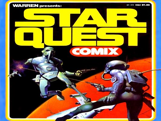 click to free download the wallpaper--Free Movie Posts - 1978 StarQuest Comix, Two Guys in Severe Fight, Hard to Win