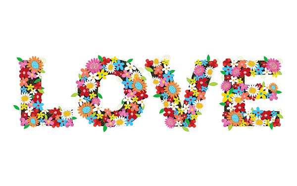 Free Scenery Wallpaper - Shows Flower Love, the Best Choice for Lovers!,click to download