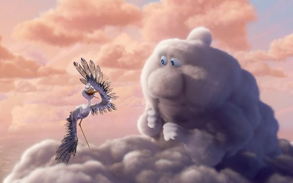 Free Wallpaper - Includes a Cloud and a Bird, and Their Admirable Friendship,click to download
