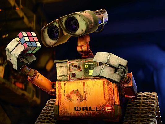 Free Wallpaper of Wall-E, the Most Loved Robot!,click to download