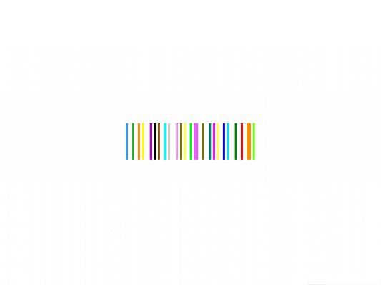 click to free download the wallpaper--HD Creative Wallpaper - Colorful Barcode on White Background
