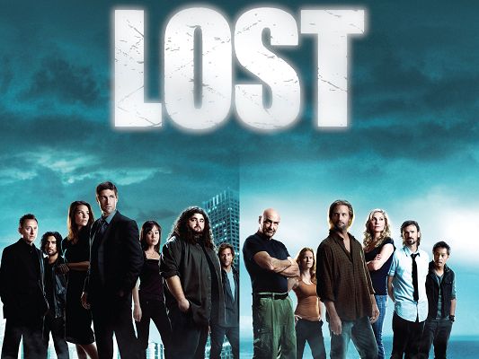 Lost TV Series 2010 Post in 1920x1440 Pixel, All Guys in Stand, Together They Shall Overcome Every Difficulty and Hardship - TV & Movies Post