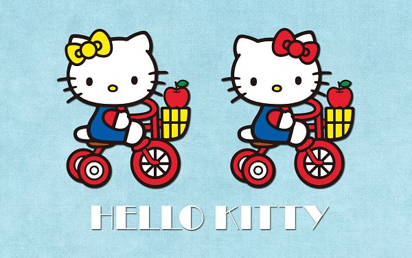 Shopping is Done, Time to Go Back Home, Both Baskets are Full, Supermarket is a Good Place to Go - HD Hello Kitty Wallpaper