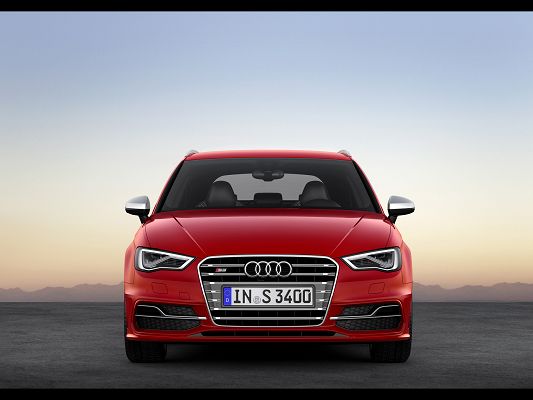 click to free download the wallpaper--Top Cars Image of Audi S3, from Front Static, Every Detail is Made with Perfection