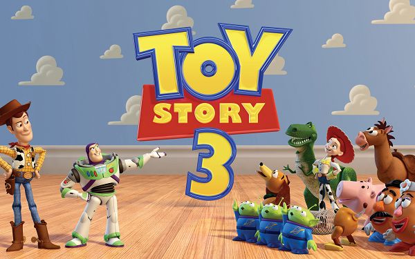 click to free download the wallpaper--Toy Story 3 Post in 2560x1600 Pixel, All Cute and Live Toys, Large and Fun Enough to be a Great Fit - TV & Movies Post