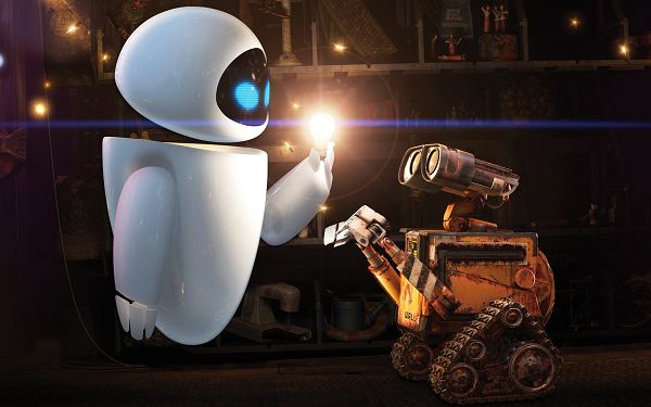 click to free download the wallpaper--WALL E and EVE Post in 1920x1200 Pixel, EVE is Cold and Emotionless, Will the Former Her be Back? - TV & Movies Post