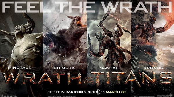 click to free download the wallpaper--Wrath of the Titans 2012 in 2560x1440 Pixel, All Screaming Characters, Shall Fit and Work Well for Various Devices - TV & Movies Wallpaper