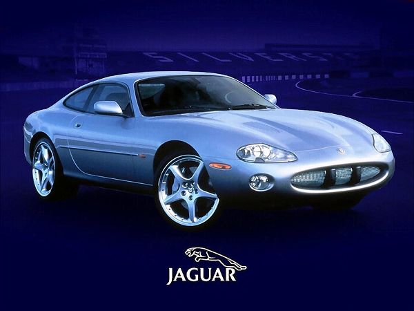 high quality wallpaper - a light blue Jaguar ,click to download