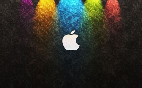 wonderful wallppaer of sharp-looking Apple logo sign ,click to download